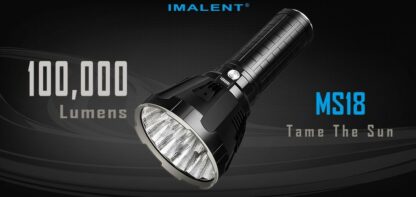 Imalent MS18 'Ambassador of Light' Rechargeable Search Light - 100,000 Lumens-17075