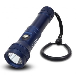 Chanhan LED Underwater Dive Light,Portable Waterproof Ultra Bright LED Diving Flashlight Lamp with Tail Hook 