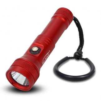 Hi-Max HD01 Rechargeable Dive Torch - 1300 Lumens (Red)-17314