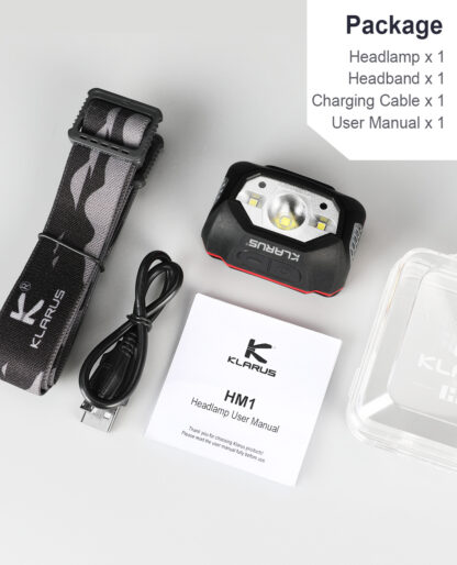 Klarus HM1 Smart-Sensing Rechargeable Lightweight Headlamp-17261