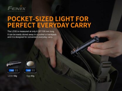 Fenix LD30 Ultra Compact Rechargeable Flashlight - 1600 Lumens-17479