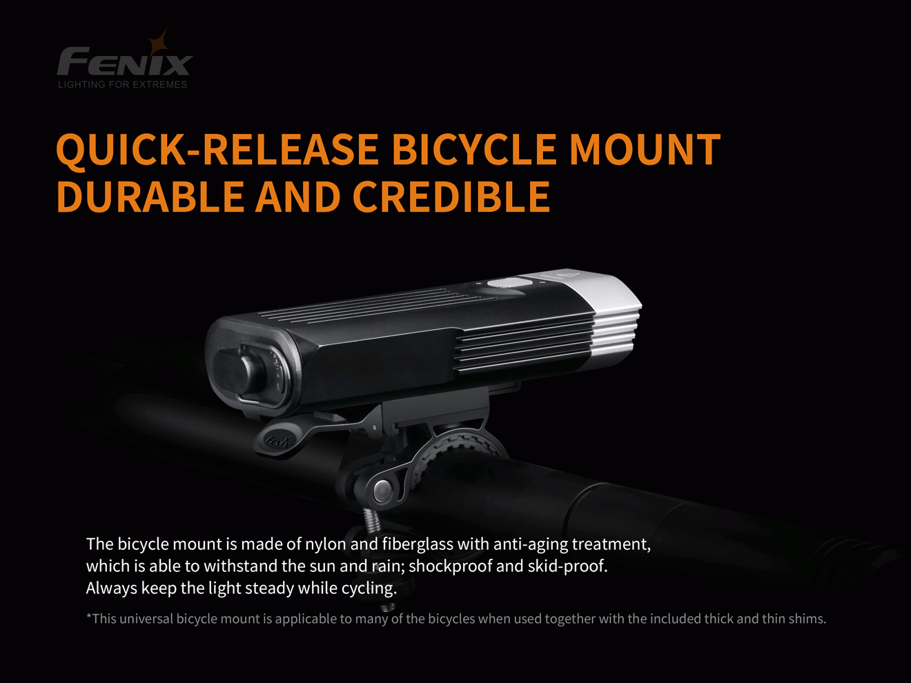 Bc30 fenix discount bike light