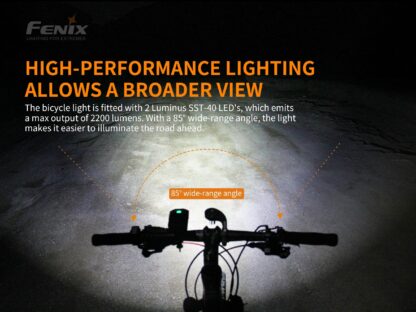 Fenix BC30 V2.0 Bicycle Light with Wireless Control- 2200 Lumens-17656