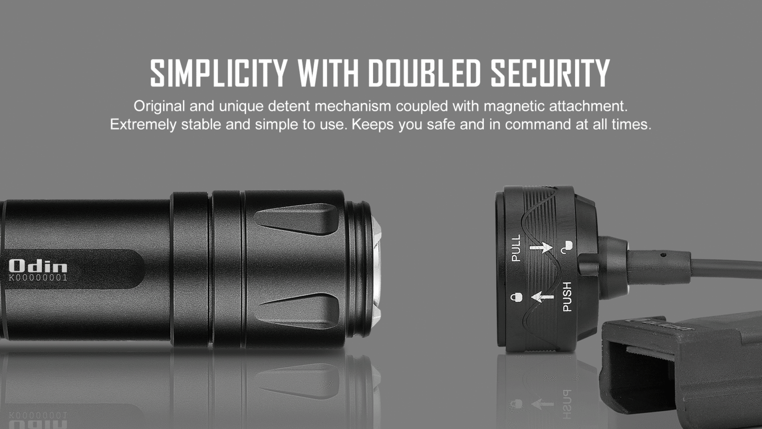 Lampe Torche Olight Odin 2000 Lumens - Fixation Picatinny - Neuve