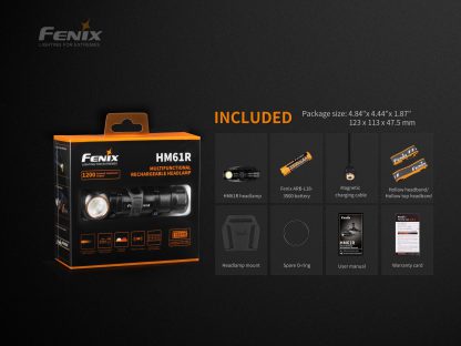 Fenix HM61R Multi-Functional Rechargeable Headlamp - 1200 Lumens-18084