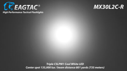 Eagletac MX30L2C-R USB Rechargeable Flashlight - 735m Throw-18186