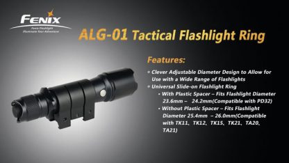 Fenix ALG-01 Flashlight Ring Rail Mount-18357