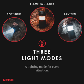 NEBO BIG Poppy Rechargeable Flashlight and Lantern + Power Bank-18727