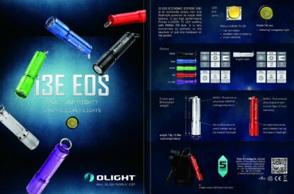 Olight i3E EOS AAA Keyring Light - Black - 90 Lumens-18694