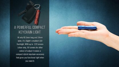 Olight i3E EOS AAA Keyring Light - Black - 90 Lumens-18697