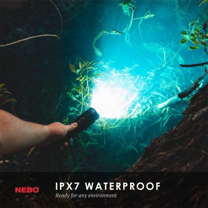 NEBO Redline 6K Rechargeable Waterproof Flashlight + Power Bank-18750