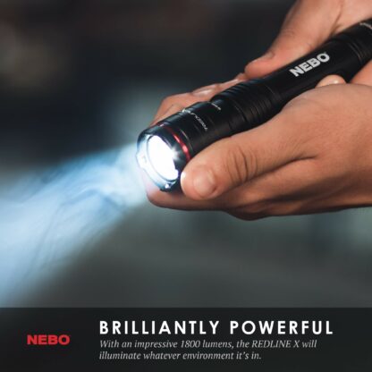 NEBO Redline X Waterproof Rechargeable Flashlight-18753