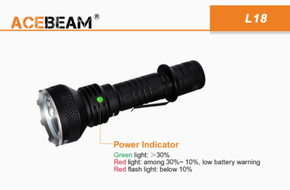 Acebeam L18 Compact Thrower - 1000 Metres-18800