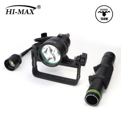 HI-MAX H01 Slim Canister Diving Light - 3500 Lumens-19044