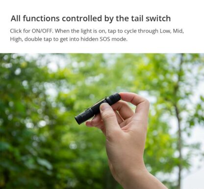 WUBEN E01 EDC Keychain Flashlight - 1AAA-19351