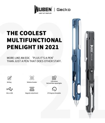 WUBEN Gecko E61 Rechargeable Multifunction Penlight-20323