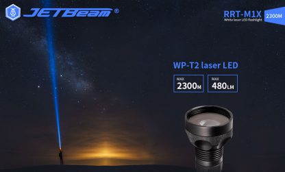 JETBeam RRT-M1X White Laser Flashlight - 2300 Metres-19279