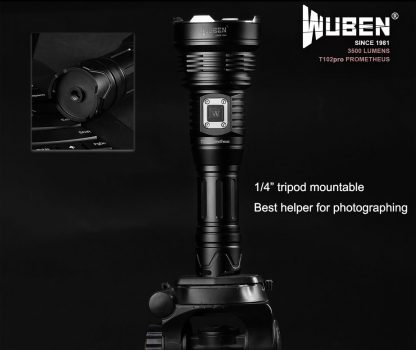 WUBEN T102 Pro USB-C Rechargeable Searchlight - 3500 Lumens-19413