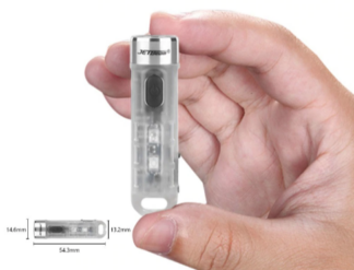 Jetbeam MINI-ONE SE Keychain Light - USB-C Rechargeable - 500 Lumens - 5 LED Colours-19551