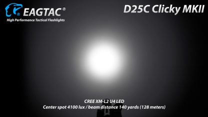EagleTac D25C MK II Clicky Nichia 219C CRI92 LED Pocket Torch (510 Lumens)-19762