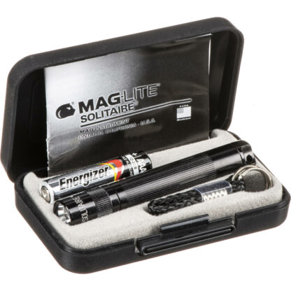 MagLite Solitaire 1AAA Xenon Bulb Keychain Flashlight - Black-0