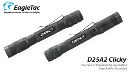 EagleTac D25A2 Clicky 365nm Ultraviolet LED Pocket Torch - 2x AA Batteries-20116