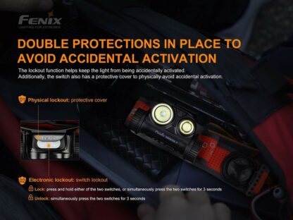 Fenix HM65R-T Rechargeable Dual Output (Spot and Flood) Headlamp - 1500 Lumens-19947