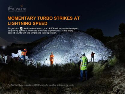 Fenix LR50R USB-C Rechargeable Spotlight - 12000 lumens, 950m-19886