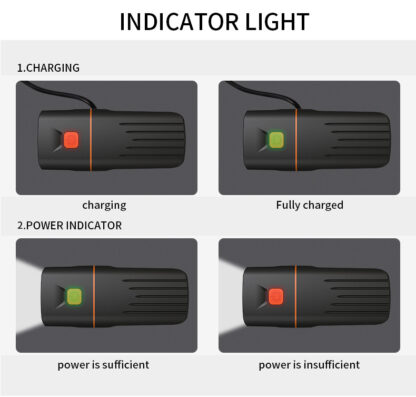 Hi-Max Rechargeable Bicycle Headlight (1500 Lumens) -20272