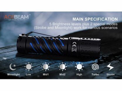 Acebeam E70-AL Compact Pocket Flashlight - 4600 Lumens-20205