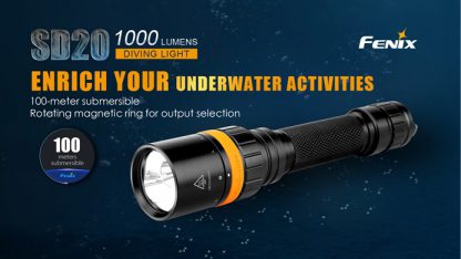 Fenix SD20 Diving Light - 1000 Lumens-20154