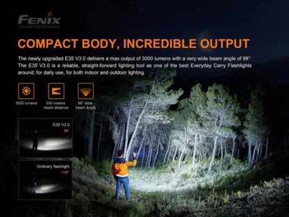 Fenix E35 V3.0 Pocket Flashlight - 3000 Lumens-20183