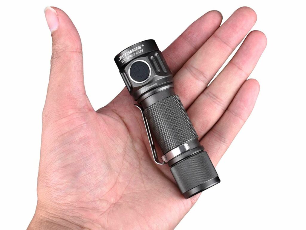 JETBeam EC26 EDC Pocket Flashlight 3600 Lumens LED Torch Shop