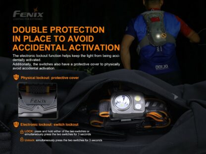 Fenix HP16R Triple Output USB-C Rechargeable LED Headlamp - 1700 Lumens-20382