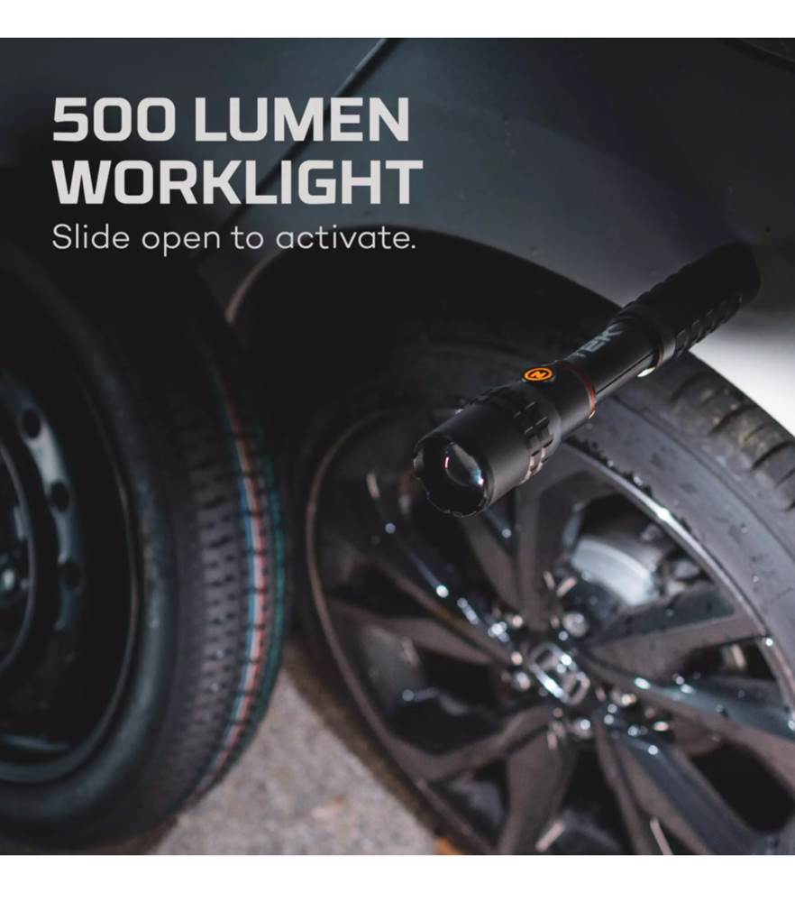 Nebo WLT-1003 Slyde King Rechargeable 2K Lumen Flashlight & 500 Lumen Worklight 
