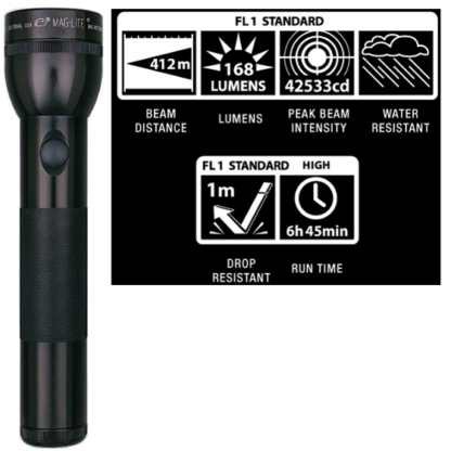 MagLite 2D Cell LED Flashlight (168 Lumens)-20676