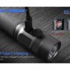 JETBeam KO-03 USB-C Rechargeable Flashlight - 2400 Lumens, 326 Metres