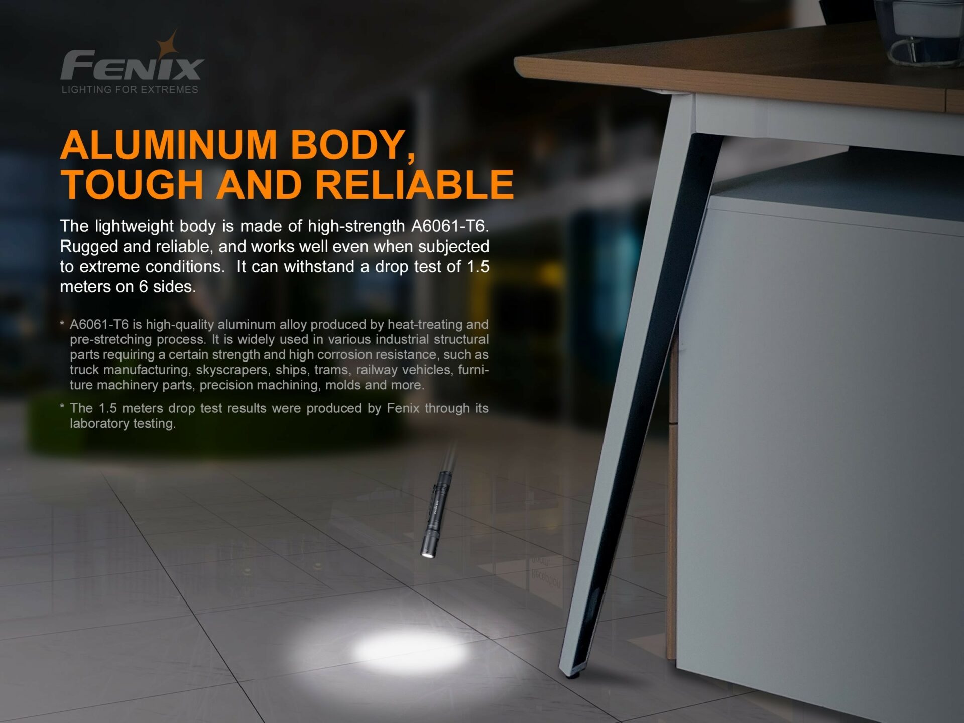 Fenix E20 V2.0 Compact 2AA Flashlight - 350 Lumens
