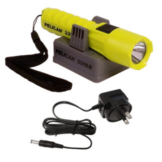 Pelican 3315R Rechargeable Torch (132 Lumens) Yellow Certified Class 1 Div 1 / IECEx ia Approved-0