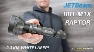 JETBeam RRT-M1X White Laser Flashlight - 2300 Metres-0