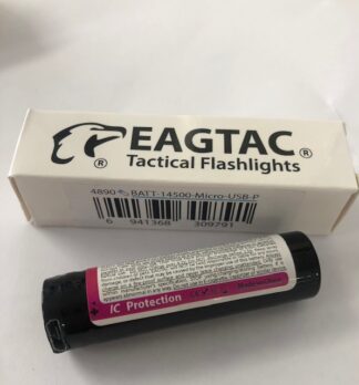 Eagtac 14500 3.7V Protected LI-ion USB Rechargeable Battery