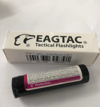 Eagtac 14500 USB-Rechargeable Protected Li-ion Battery