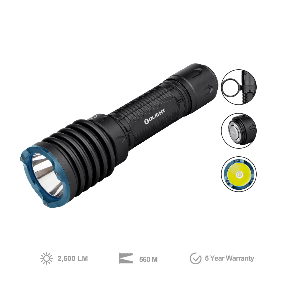 Olight Warrior X 3 Rechargeable Tactical Torch – 2500 Lumens