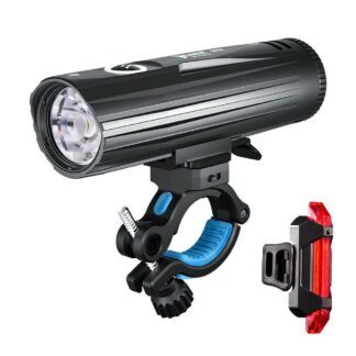 Wuben B2 Rechargeable Bike Light - 1300 Lumens, with Bonus Tail Light