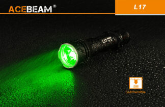 AceBeam L17 820m Rechargeable Compact Thrower - Green LED