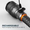 NEBO 12K Rechargeable Flashlight - 12,000 Lumens