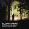 NEBO 12K Rechargeable Flashlight - 12,000 Lumens