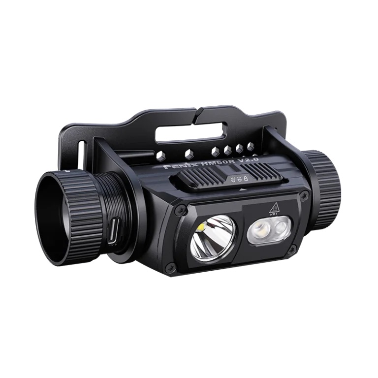 Fenix HM60R V2.0 Rechargeable Headlamp with Red Light and Intelligent Frequency Sensor - 1600 Lumens, 170 Metres