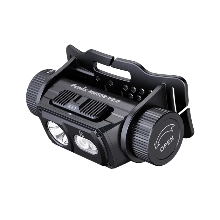Fenix HM60R V2.0 Rechargeable Headlamp with Red Light and Intelligent Frequency Sensor - 1600 Lumens, 170 Metres