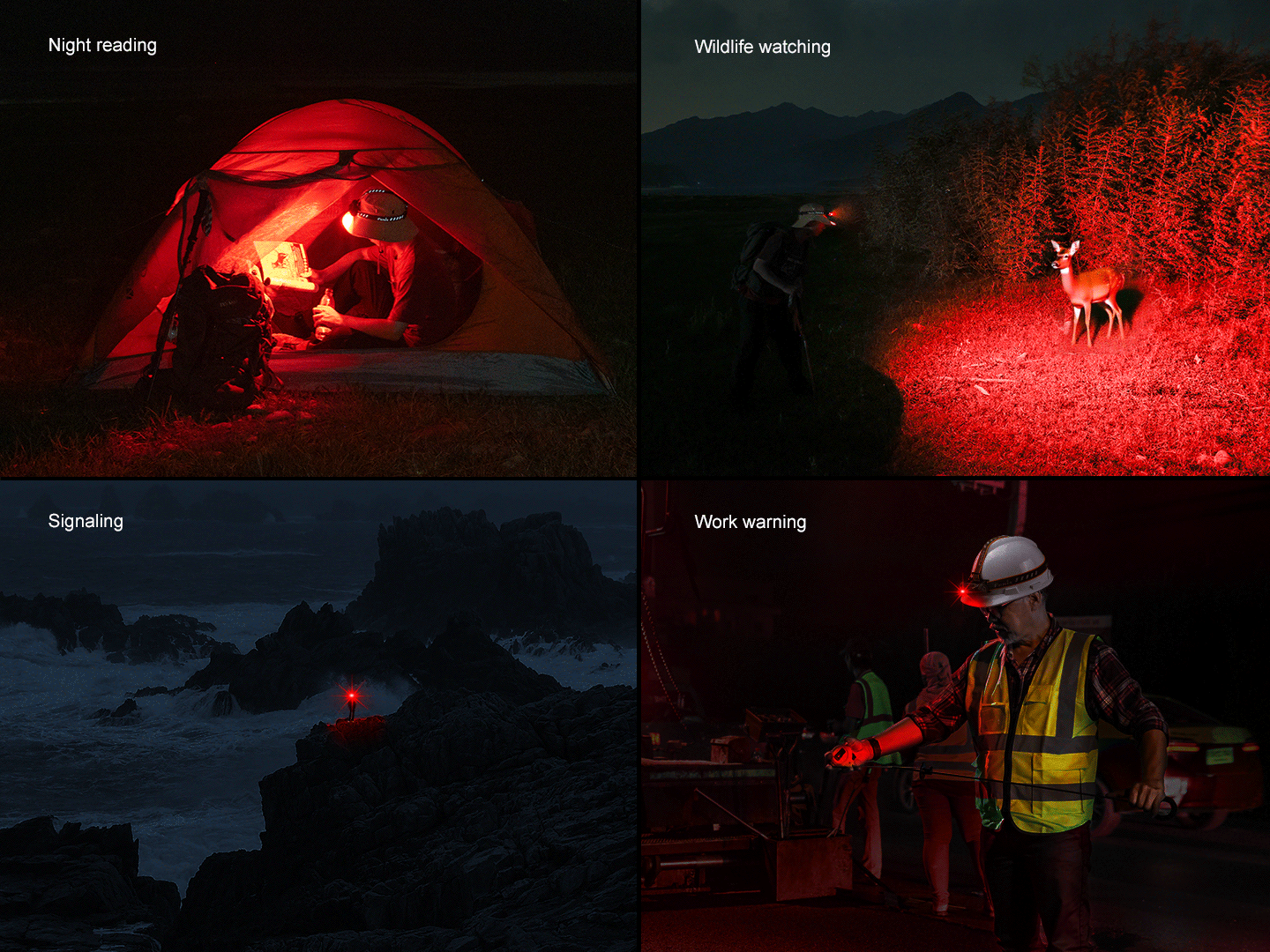 Fenix HM60R V2.0 Rechargeable Headlamp with Red Light and Intelligent Frequency Sensor - 1600 Lumens, 170 Metres